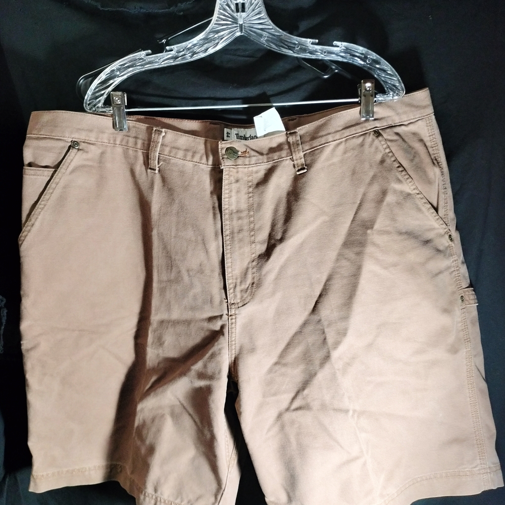 Timberland Brown Cargo Shorts Relaxed Fit